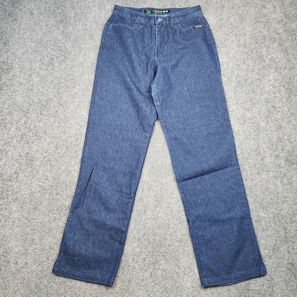 Vintage Rockies Jeans Womens 29/9 High Rise Relaxed Straight‎ Denim Made USA